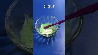 Toothpaste And Flour Slime #Shorts