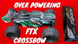 Сможет ли FTX Crossbow/FSR Sniper выдержать мощность 4S? #rcforall #rc #rcbasher #cnhl