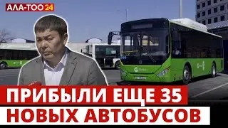 Прибыли еще 35 новых автобусов