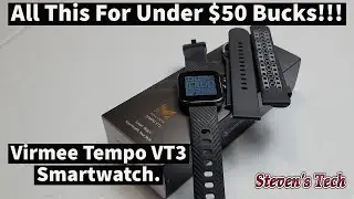 A cheap Smartwatch with all the features of a expensive one! (Virmee Tempo VT3)