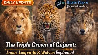 The Triple Crown of Gujarat: Lions, Leopards & Wolves Explained