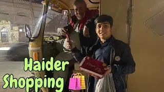 Haider Studio | Kids Shopping & Eating Fun at Local Shop 🍔🍭