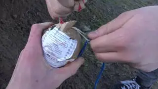 MORTIERBOMMEN AFSTEKEN IN DE GROND!
