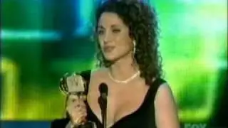 Melina Kanakaredes wins TV Guide Award 2000
