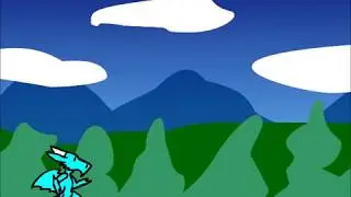 Qujin running in the forest part1