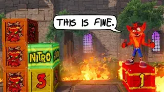 Recreating my Crash Creator level in my own Crash Creator