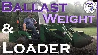 #41:  Loader install on John Deere 2210. #purplecollarlife #outdoorgans
