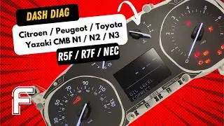 PSA instrument cluster programming with FORZA 614 / YAZAKI - CMB N1/N2/N3 - R5F10 / NEC / R7F701442