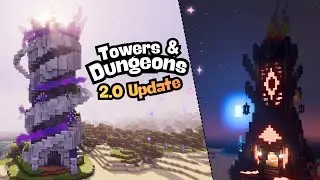 Towers & Dungeons 2.0 уже здесь! ⚔️ Обзор и демонстрация дополнения Minecraft Bedrock