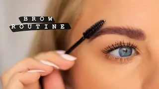 MY BROW ROUTINE | Shape, Dye, Fill | Jessica van Heerden