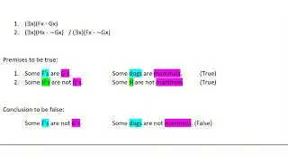 Counterexample example in Predicate Logic
