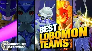 4 лучших команды и сборки LOBOMON | Digimon Story Time Stranger PS5 #DigmonTimeStranger