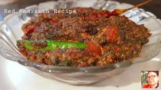 Red Amaranth Recipe | Lalshak ebhabe ranna Kare dekho