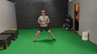 Static Side Lunges with Hip External Rotation