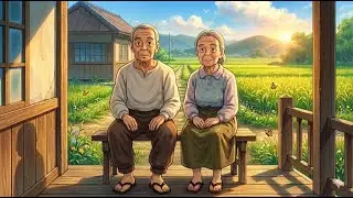 A Day in the Countryside 🌾 Peaceful Slow Life of Elderly Grandparents #ghiblistudio #anime