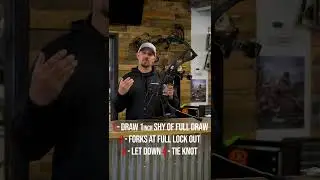 TECH TIP TUESDAY! Cable fall away rest timing! #archery #bowhunting #bow #idaho #deerhunting #shorts
