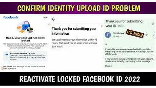 Upload Your ID We Review Your Information in 48 Hours | Confirm Your Identity Unlocked Facebook 2022