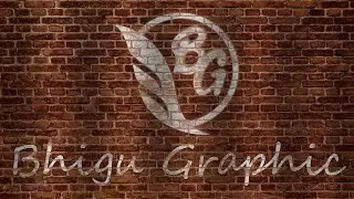 Making Professional Stylish Brick Wall Logo | Adobe Photoshop CC से  Brick Wall Logo कैसे बनाएं?