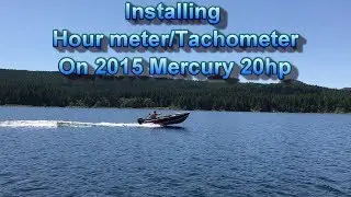 Installing an Hour meter on my 2015 Mercury 20hp 4 stroke outboard
