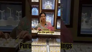 Tanishq pure 22kt Gold rings #youtubeshorts #shortsfeed