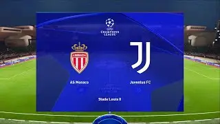 AS Monaco vs Juventus | Stade Louis II | 2025-26 UEFA Champions League | PES 2021