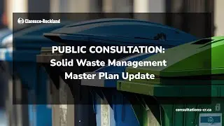 Public Consultation: Solid Waste Management Master Plan Update