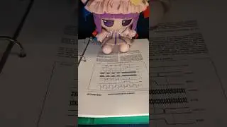 Patchouli Reading! #patchouli #pachi #pache #touhou #fumo #reading #educational #cute #funny #intel
