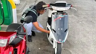 Honda DIO 90CC vs YAMAHA JOG Artistica