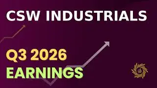 CSW Industrials, Inc  CSW Q3 2026 Earnings Call