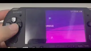 PSP3000 screen vertical line not bright quick replacement tutorial