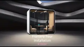 Framery Four & Framery Six | Installation steps &ndash; 4 Door
