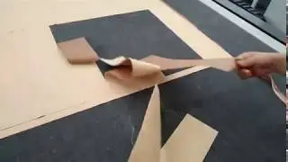 rotary knife cut Faux leather fabric