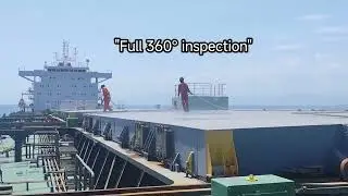 Bulk Carrier Cargo Hold Water Test | သင်္ဘောကုန်ပေါက် ရေလုံမလုံ စစ်ဆေးခြင်း