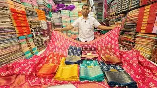 ನಂಬಿ ಬರಿ Rs. 110 ಗೆ ಸೀರೆ ಕೊಡುತ್ತಾರೆ chickpet wholesale fancy saree Poonam saree daily wear saree