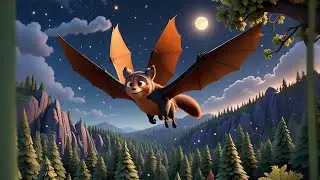 The Flying Fox&rsquo;s Nighttime Flight 🦊🌌 | Fun Learning for Kids | Preschool Educational Video