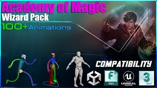 Academy of Magic  Wizard Animation Pack