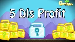 Growtopia - How I got 5 Dls Profit in 1 hour !