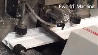 UPVC windows making machine mullion cutting saw