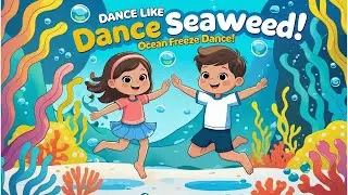 Dance Like Seaweed | Ocean Freeze Dance for Preschoolers