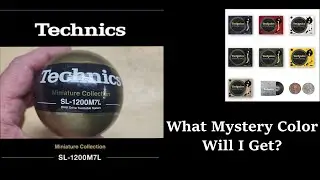 OPENING My Technics SL-1200M7L Miniature Collection Turntable - What Color Will It Be?