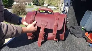 Saddleback Leather classic briefcase old logo