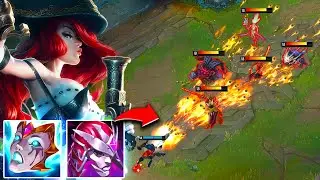 Miss Fortune but my Ult + E set entire teams on fire (INSANE BURN)