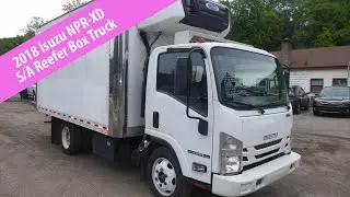 2018 Isuzu NPR-XD Single Axle Reefer Box Truck - TRO 0527251