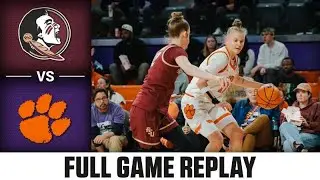 Florida State vs. Clemson Full Game Replay | 2025-26 ACC Women's Basketball