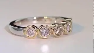 Natural Pink Diamond Wedding band R6001