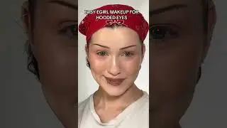 east e-girl makeup for hooded eyes #hoodedeyemakeup #egirl #makeuptutorial