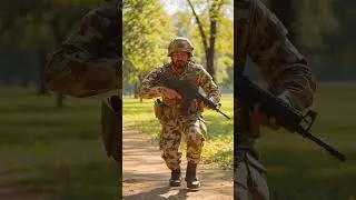 10 Seconds of Courage 😱 The Soldier Who Saved the Children #IndianArmy#BraveSoldier#viralshots