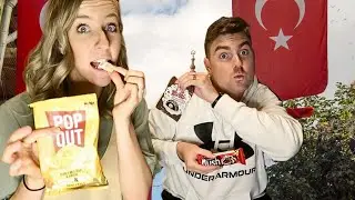 American Couple Try Turkish Snacks