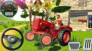 Indian Tractor Driving Simulator 3D - Farming Heavy Tractor Trolley Cargo Drive - Android GamePlay 🚜