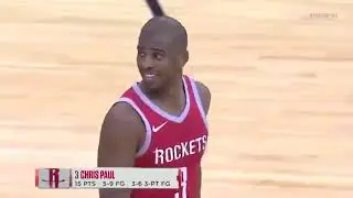 Chris Paul fakes a laugh at Steve Kerr